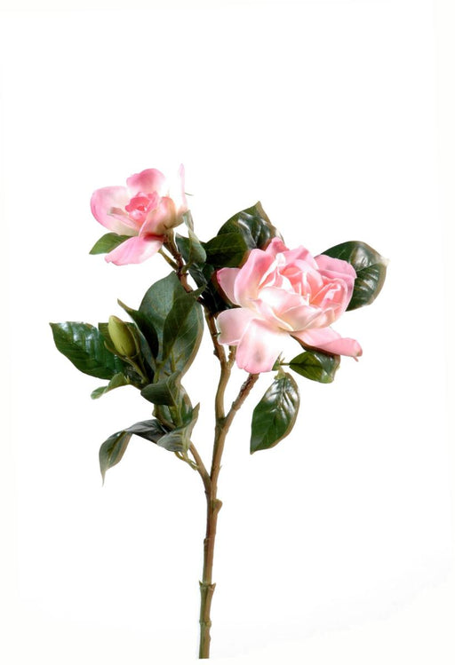 Kunstig Blomst Gardenia Rosa 65Cm Interiørdekorasjon