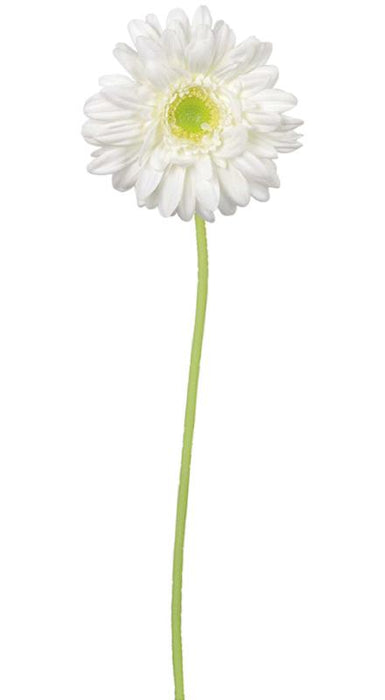 Kunstig Blomst Hvit Gerbera 50 Cm Bukett