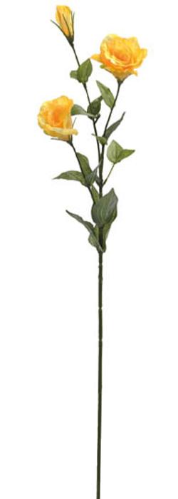 Gul Kunstig Blomst Lisianthus 80 Cm