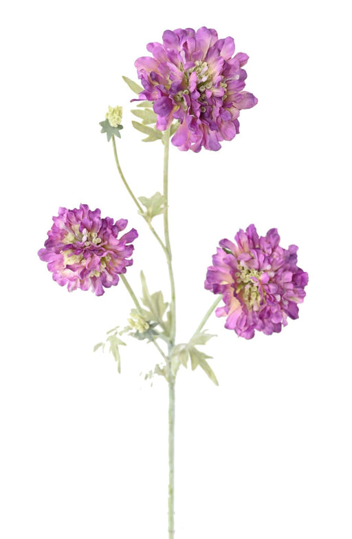 Kunstig Blomst Scabious Lilla 75 Cm Dekorativ Stengel