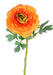 Kunstig Ranunculus Blomst Orange 58Cm