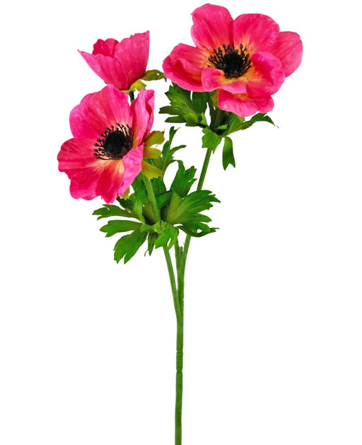 Kunstig Blomst Anemone Forgrenet Rosa