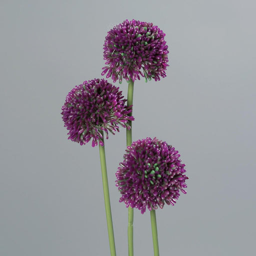 Kunstige Blomster Allium Sett Med 3 Til Dekorasjon