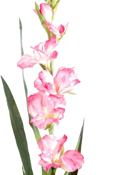 Kunstig Gladiolus Rosa 110Cm For Blomsterdekorasjon