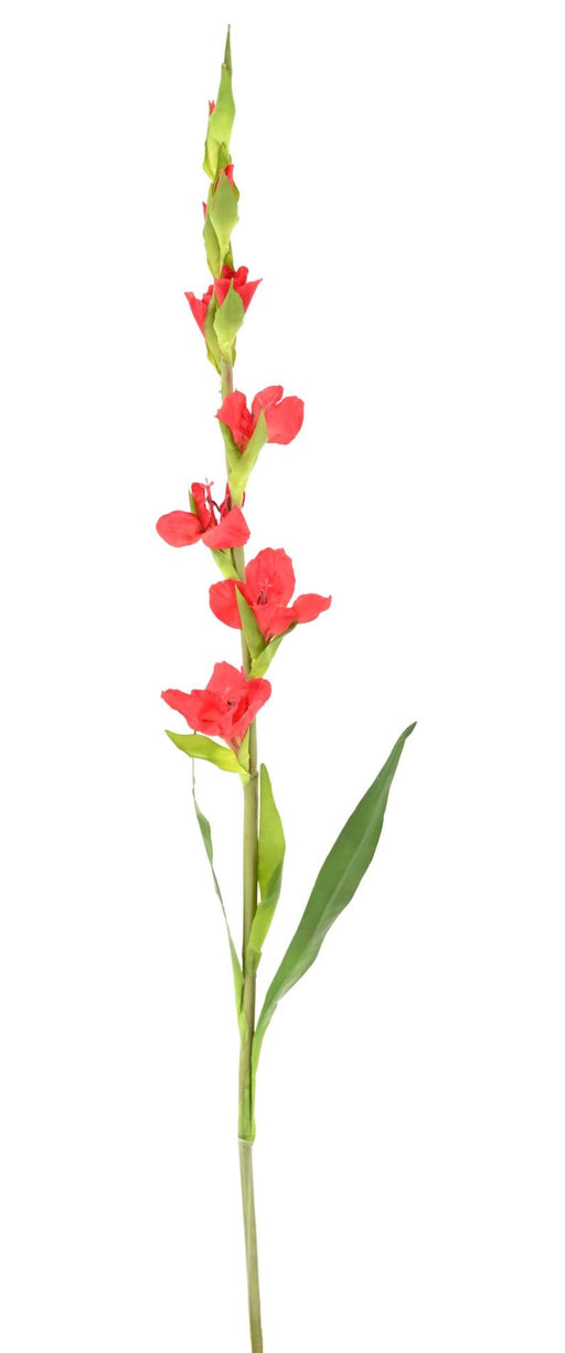 Kunstig Gladiolus Rød 100 Cm For Blomsterdekorasjon