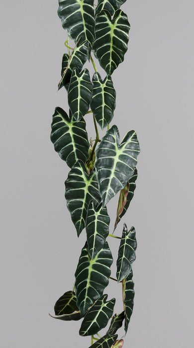 Kunstig Alocasia-Krans 120 Cm Grønn