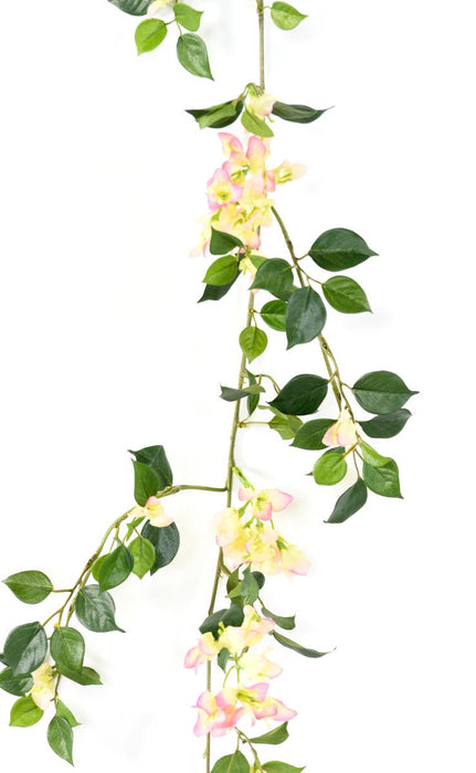 Kunstig Bougainvillea Garland 110Cm Lys Rosa