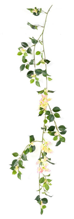 Kunstig Bougainvillea Garland 110Cm Lys Rosa