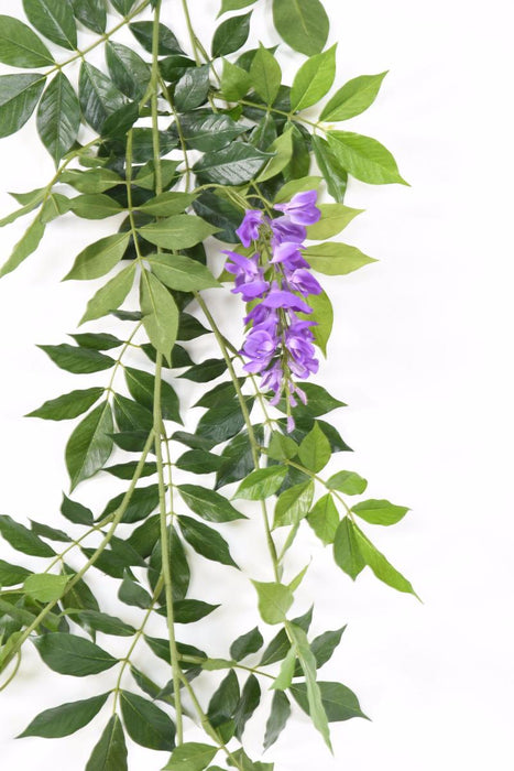 Innendørs Kunstig Wisteria Garland 180Cm Lavendel