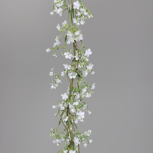 Kunstig Gypsophila Garland H.120Cm Hvit