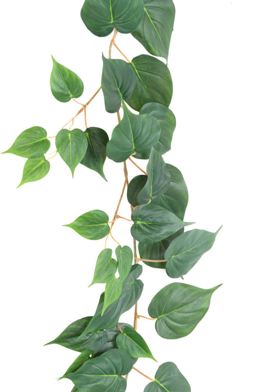 Kunstig Pothos Garland 114 Blader 190Cm Grønn