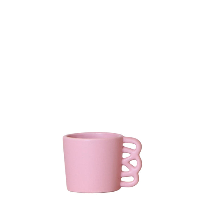 Happy Mug - Rosa Keramisk Blomsterkrukke