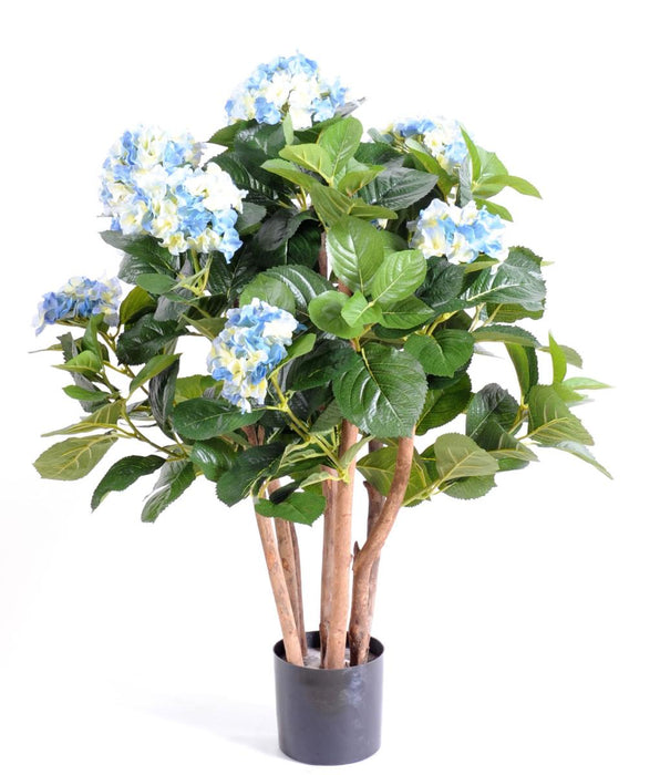 Kunstig Hortensia 80Cm Blå For Innendørs