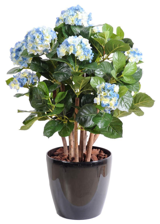 Kunstig Hortensia 80Cm Blå For Innendørs