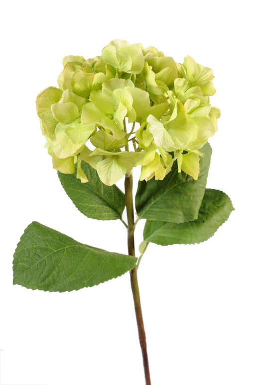 Grønn Kunstig Hortensia 80 Cm For Blomsterdekorasjon