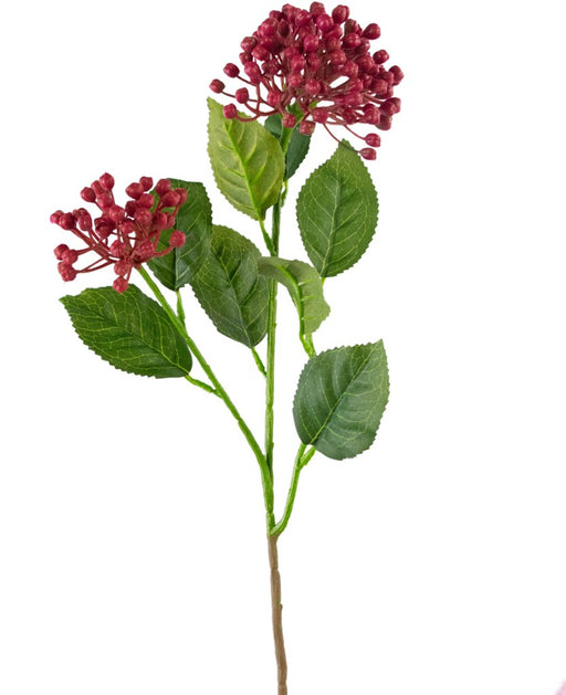 Kunstig Blomstrende Hortensia Mørk Rosa