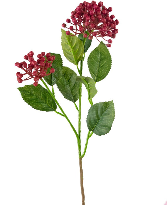 Kunstig Blomstrende Hortensia Mørk Rosa