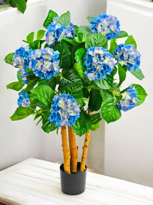 Kunstig Blå Hortensia