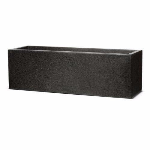 Fiberstone Planter Innendørs Utendørs 80X20 Svart