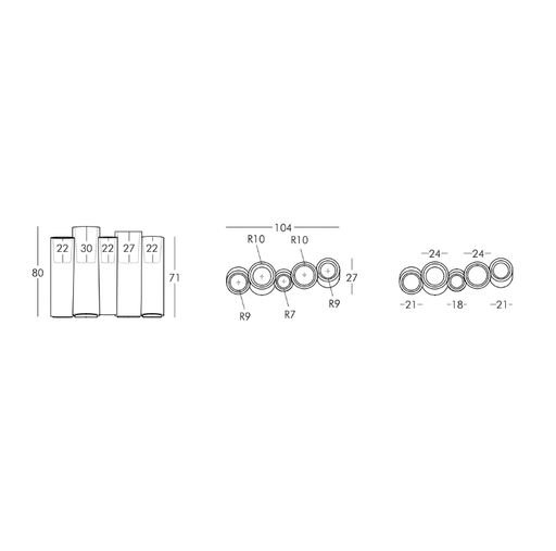 Bambus Led Opplyste Planter