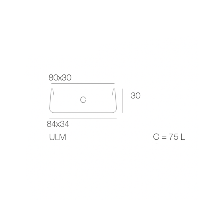 Ulm Polyetylen Planter