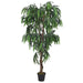 Kunstig Mango Tree 1050 Blader 200 Cm Grønn