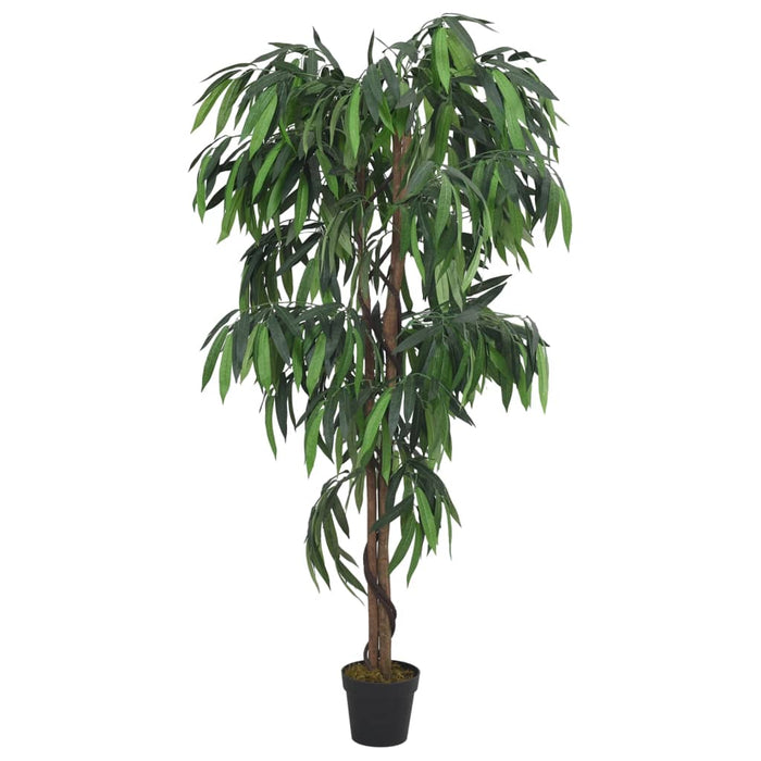 Kunstig Mango Tree 300 Blader 80 Cm Grønn