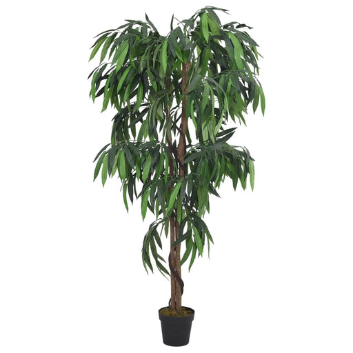 Kunstig Mango Tree 450 Blader 120 Cm Grønn