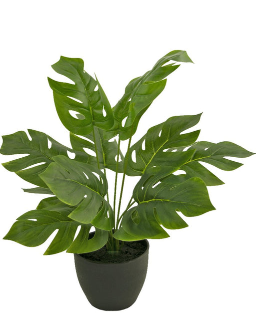 Monstera - Kunstig Grønn Plante