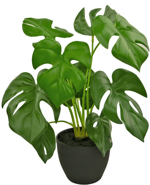 Monstera - Kunstig Grønn Plante