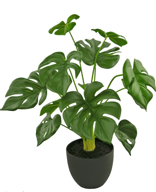 Monstera - Kunstig Grønn Plante