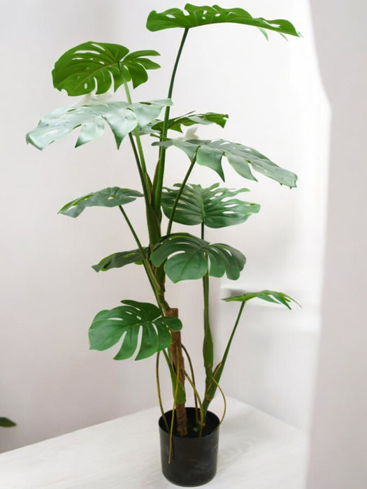 Monstera - Stor Kunstig Plante