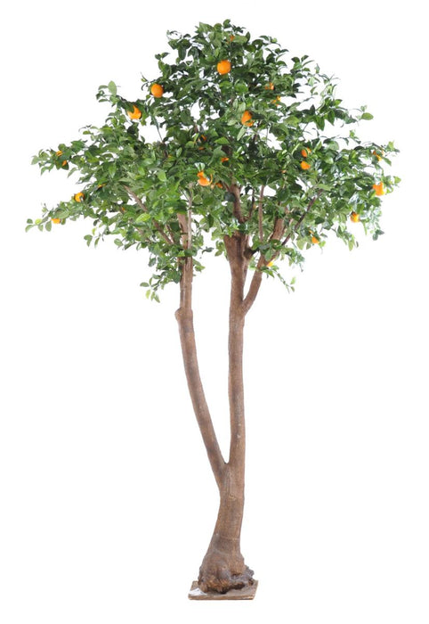 Artificial Orange Tree Dobbel 340Cm For Innendørs