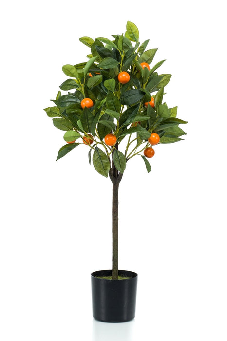 Orange Tree Artificial Plant - H75Cm, Ø12Cm