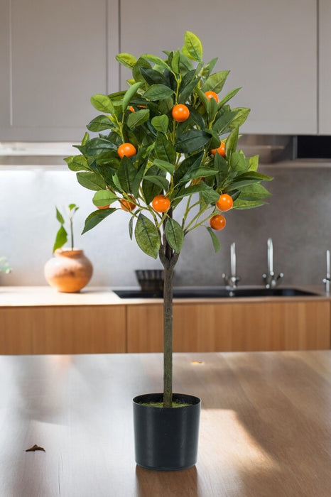 Orange Tree Artificial Plant - H75Cm, Ø12Cm