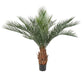 Kunstig Phoenix Palm Tree 18 Palmer 130Cm Grønn