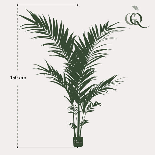 Kentia Palm Artificial Plant - H150Cm, Ø12Cm