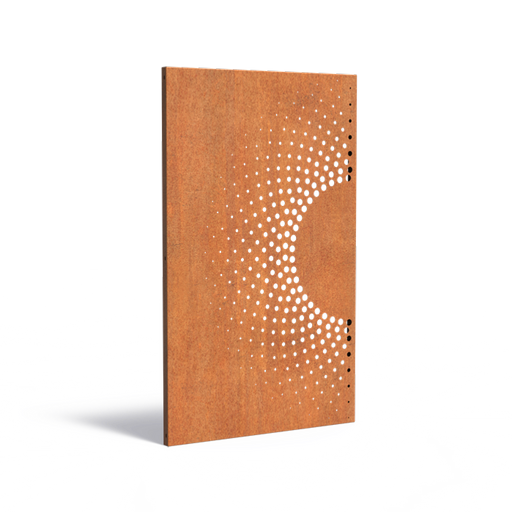 Abstrakt Corten Stål Panel For Hage 180X110Cm