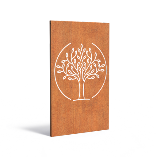 Corten Trepanel 180X110 For Hageterrasse