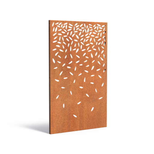 Corten Steel Dekorativ Panel For Hage