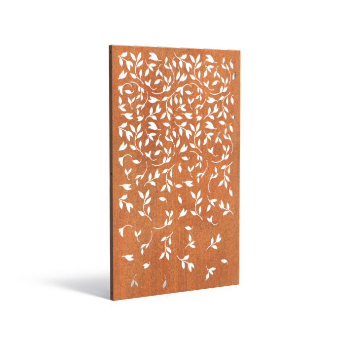 Corten Stålpanel For Hage Og Terrasse