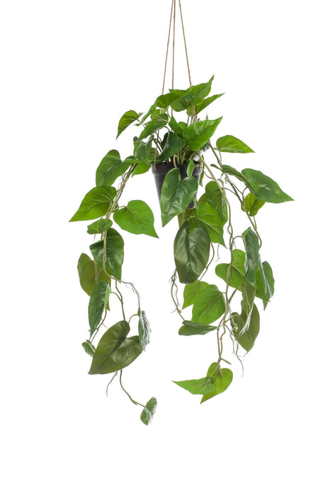 Philodendron Kunstig Plante - H80Cm, Ø18Cm