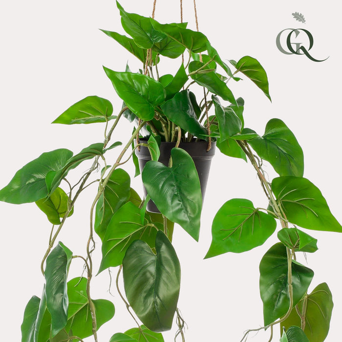 Philodendron Kunstig Plante - H80Cm, Ø18Cm