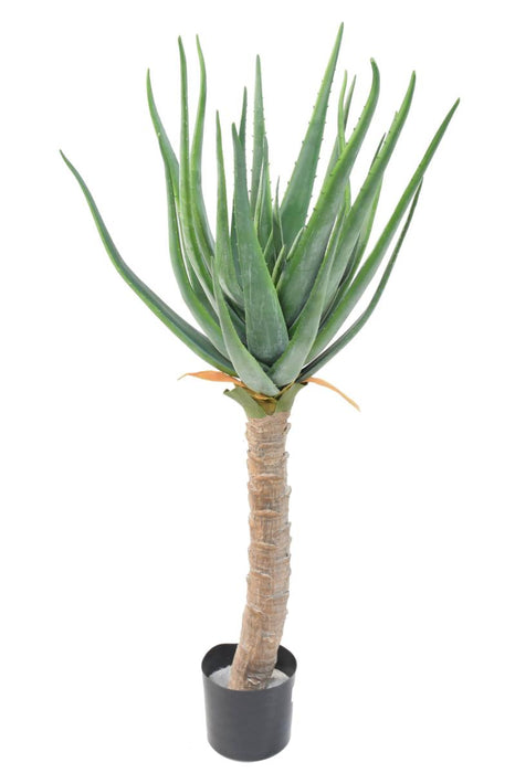 Kunstig Aloe Vera Plante I Potte 125 Cm