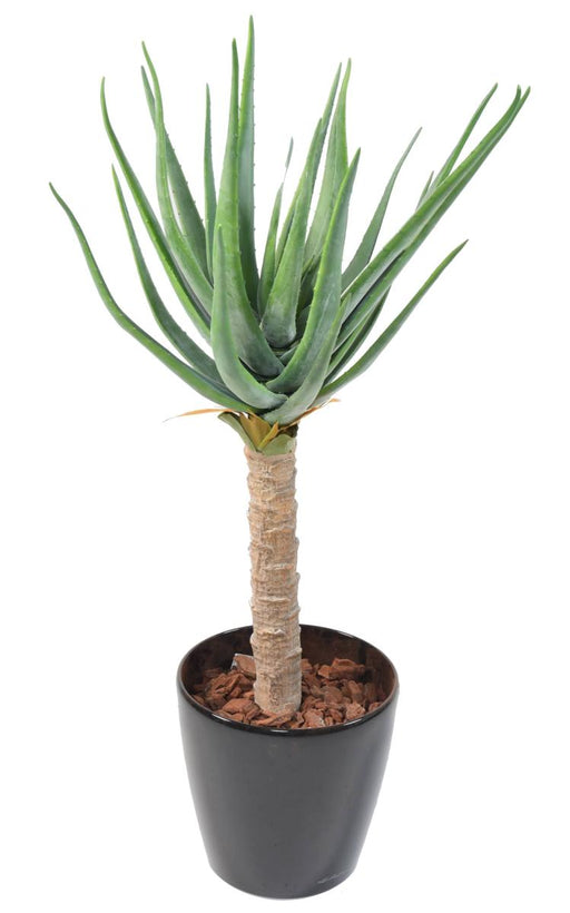 Kunstig Aloe Vera Plante I Potte 125 Cm