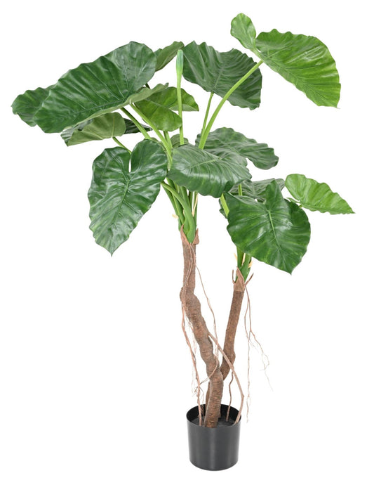 Kunstig Plante Alocasia Calidora 130 Cm Dekor