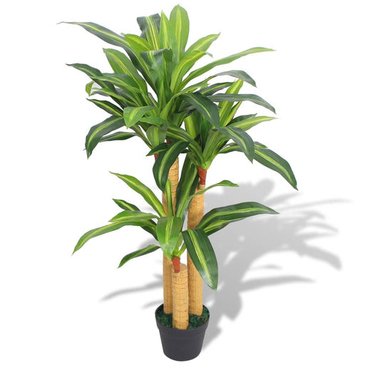 Kunstig Plante Med Potte Dracaena 100 Cm Grønn