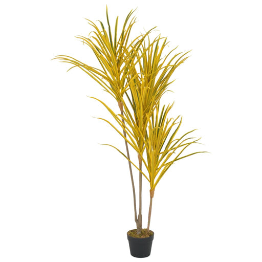 Kunstig Plante Med Potte Gul Dracaena 125 Cm