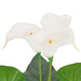 Kunstig Plante Med Potte Calla Lily 45 Cm Hvit