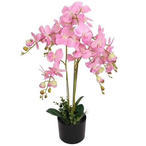 Kunstig Plante Med Orkidepotte 75 Cm Rosa